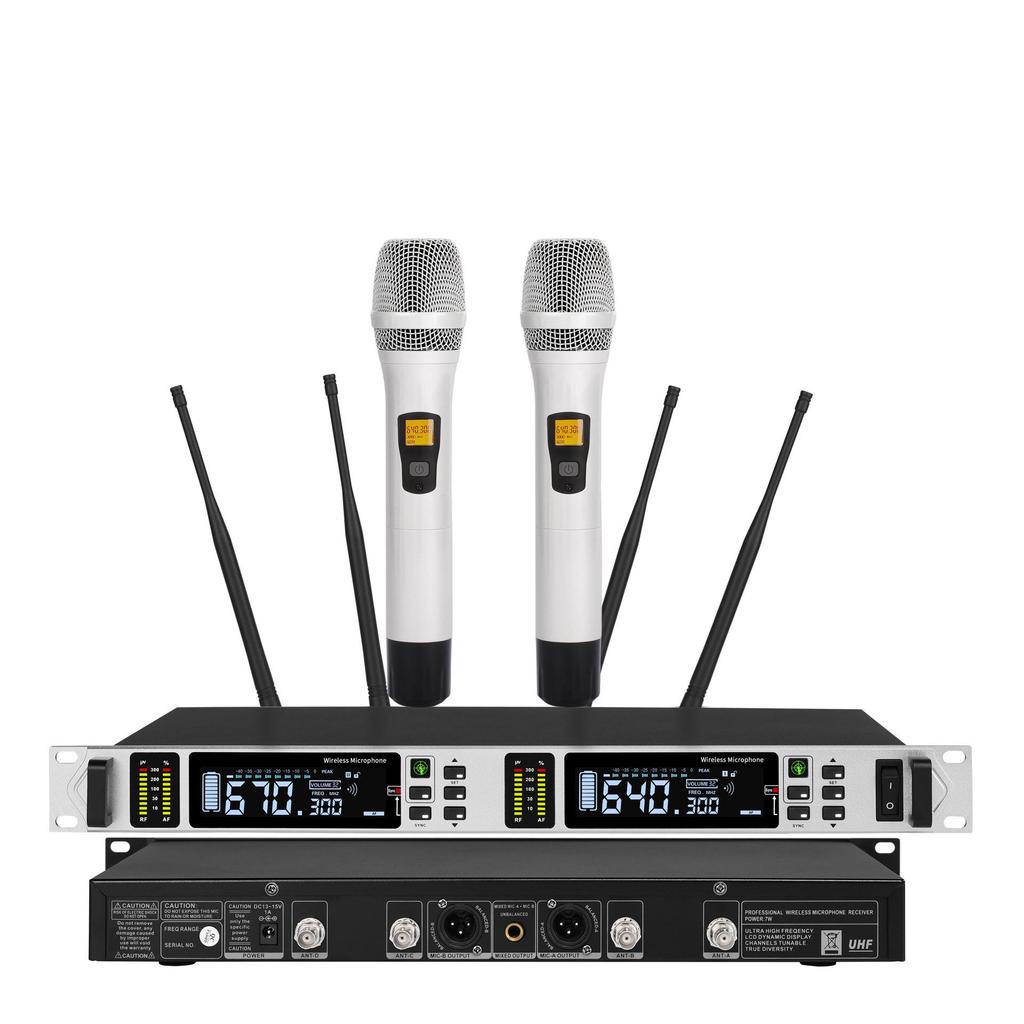 True Diversity Dual Wireless Microphone System In Stock