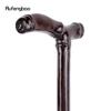 Brown Bamboo Wooden Single Joint Fashion Walking Stick Decorative Cospaly Cane Halloween Mace Crutch  Wand Crosier 92cm