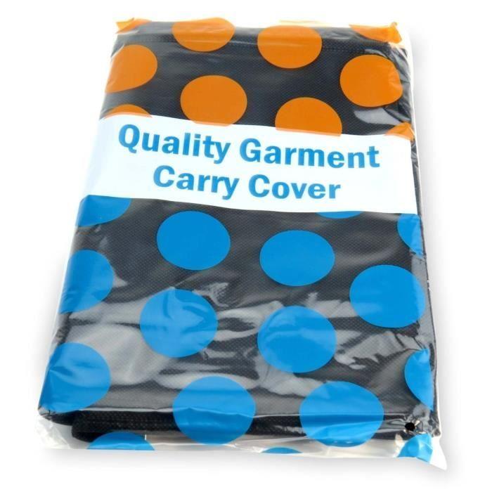 Housse De Protection Pliable - HANGERWORLD - 135x60cm - Noir - Transportable - Accessoire Professionnel