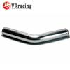 VR - Alloy Aluminum Hose Adapter Joiner Pipe Connector Silicone 63mm or 70mm or 76mm Color Silver