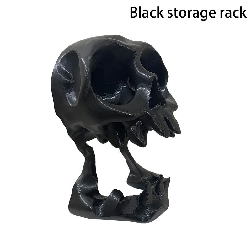 Personalized 3D Skull Game Controller Stand Wall Mounted Desktop Storage Rack Secure Holder for Gaming Room Decor