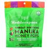 Wedderspoon Manuka Honey Pops 3-Flavor Variety Pack, 24 Count, 118g (4.15oz)