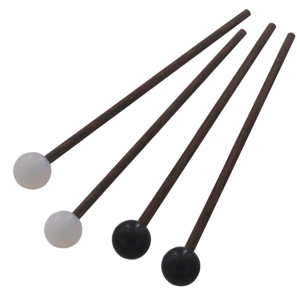 1Pair Drumsticks Steel Tongue Drum Mallets Rubber Head Percussion Sticks for Tongue Drum Glockenspiel Xylophones