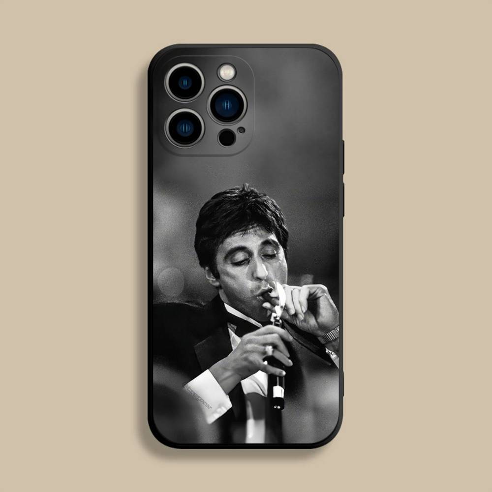 S-Scarfaces 1983 F-Film Phone Case For iPhone 17,16,15,14,13,12,Pro,Max,Plus,E,SE4,Air,Mini Black Soft Cover