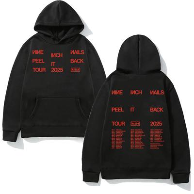 Nine Inch Nails Peel It Back Tour New Sweatshirts Nine Inch Nails Rock Band Hoodies Trends Design Aesthetic Clothes Unisex Hoody