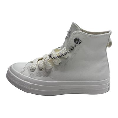 Chuck Taylor Minimalist Comfortable Versatile High-Top Canvas Shoes Unisex Sneakers White A11970C
