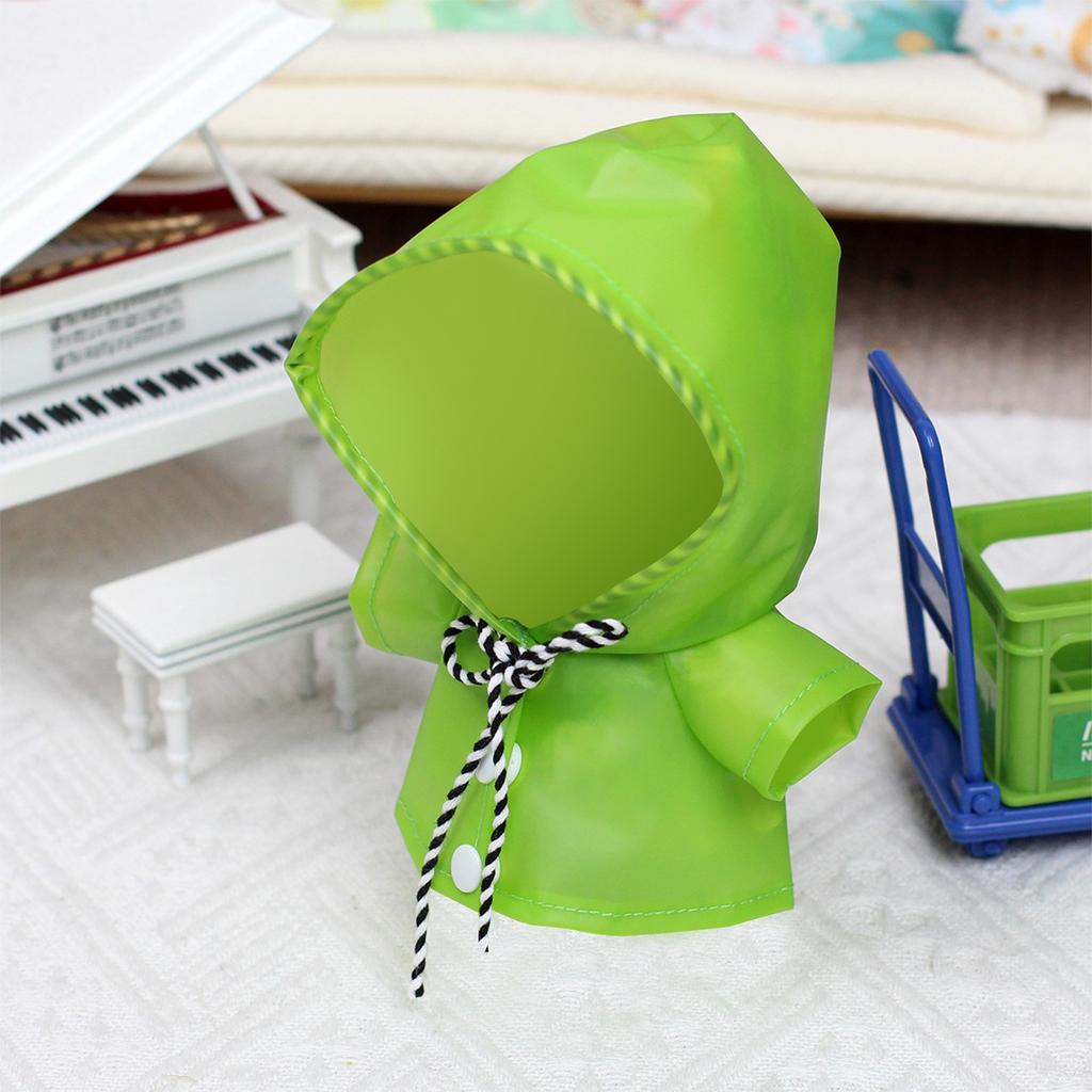 Doll Costume Set 17cm Doll Accessories Love Top Hat Bag No Doll Rainwear