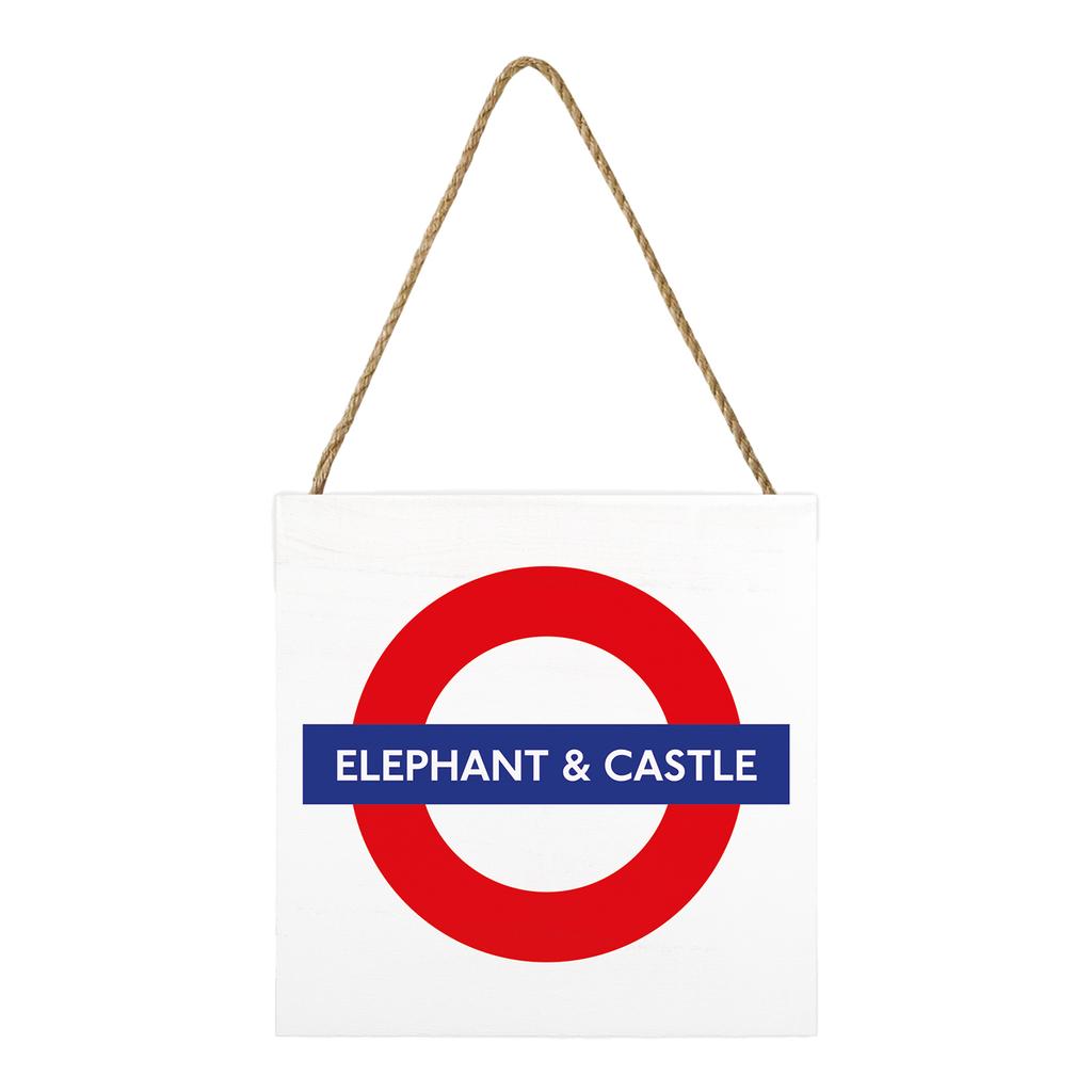 Transport For London Elephant & Castle Wooden Block