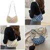 Chic Commuter Crescent Bag Stylish Canvas Crossbody Purse For Trendy Women