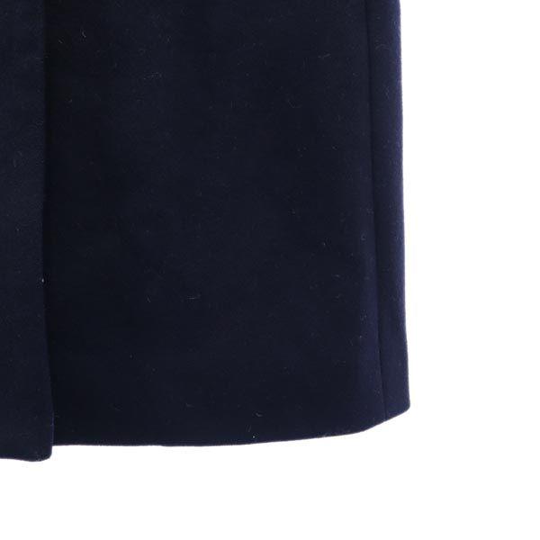 PUBLIC TOKYO Made in Japan Cashmere Blend Chester coat 1 Navy Women Used