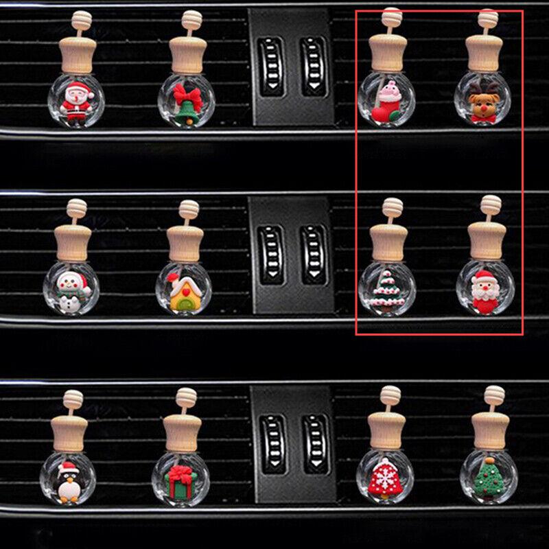 Car Accessories Car Perfume Glass Empty Bottle Air Outlet Perfume Bottle Clip Car Decoration Essential Oil Car Aromatherapy Clip