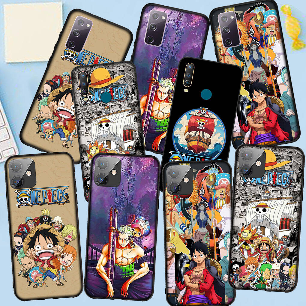 Phone Case for iPhone 17 15 16 Plus Redmi Note 14 12 11 13 Pro Max Huawei P30 P20 Lite OPPO A60 A80 A38 A54 Anime Roronoa Zoro One Pieces Luffy Cover