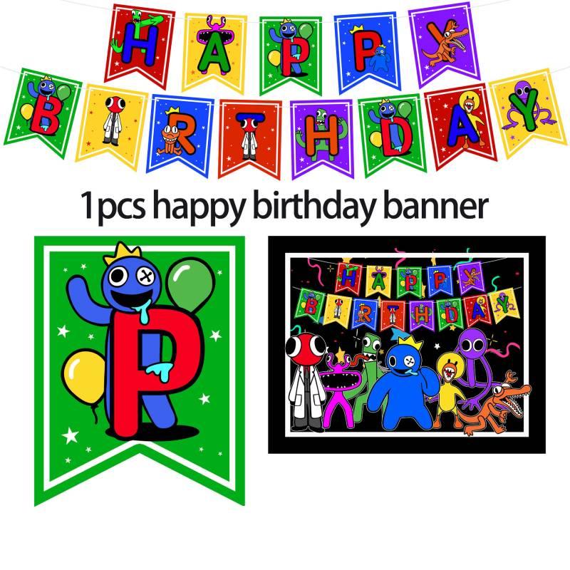 Friends Rainbow Theme Birthday Party Supplies Balloon Banner Cake Toppers Decor