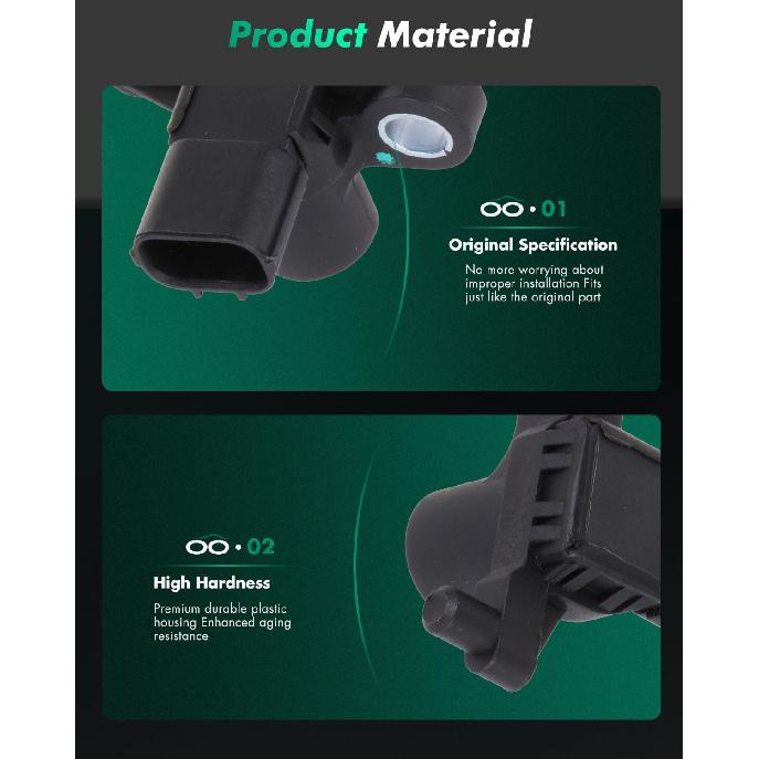 SCITOO Camshaft Position Sensor fit for Honda for Civic 2001-2005 37840-RJH-006, 37840PLC005, 37840PLC006, 37840RJH006, 907-773