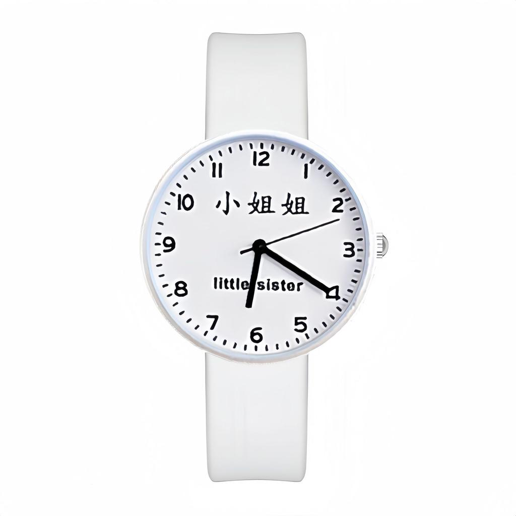 Simple Primary And Secondary School Students Trend Personality Pattern Mori Jelly Watch Cute Girl Watch
