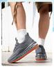 Men's Breathable Coconut Shoes: Large Size, Air Cushion, Shock Absorption, Trendy Running Sneakers.