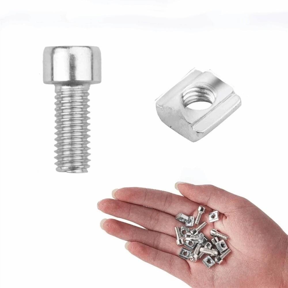 20pcs/bag Reliable Connection European Standard Aluminum Profile Fasteners Cup Head Screws  Assembly
