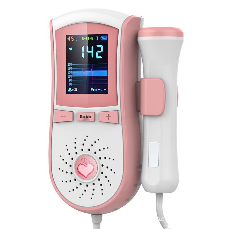 Handheld Home Fetal Doppler Heartbeat Detector & Baby Heart Rate Amplifier