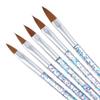 5Pcs/Set Nail Art Liner Soft Fur Nail Painting Acrylic Painting Brush Pen Tools for Beauty