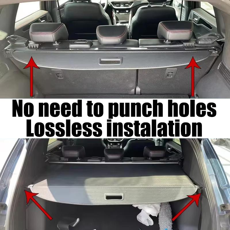 Car Trunk Cargo Cover For MGS5 EV MG ES5 ES34 2024 2025 Boot Storage Partition Privacy Curtain Interior Parts Auto Accessories