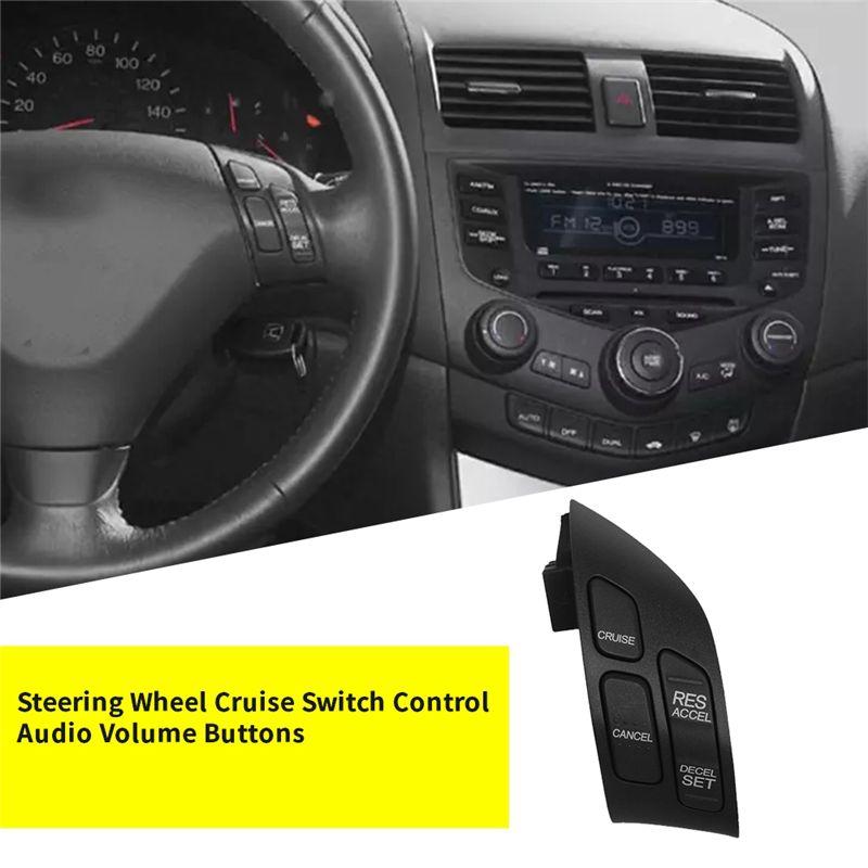 Portable 1Pair Car Steering Wheel Cruise Switch Control Volume Buttons For Honda Accord 2003 2004 36770-SDA-A01 35880-SDA-A01