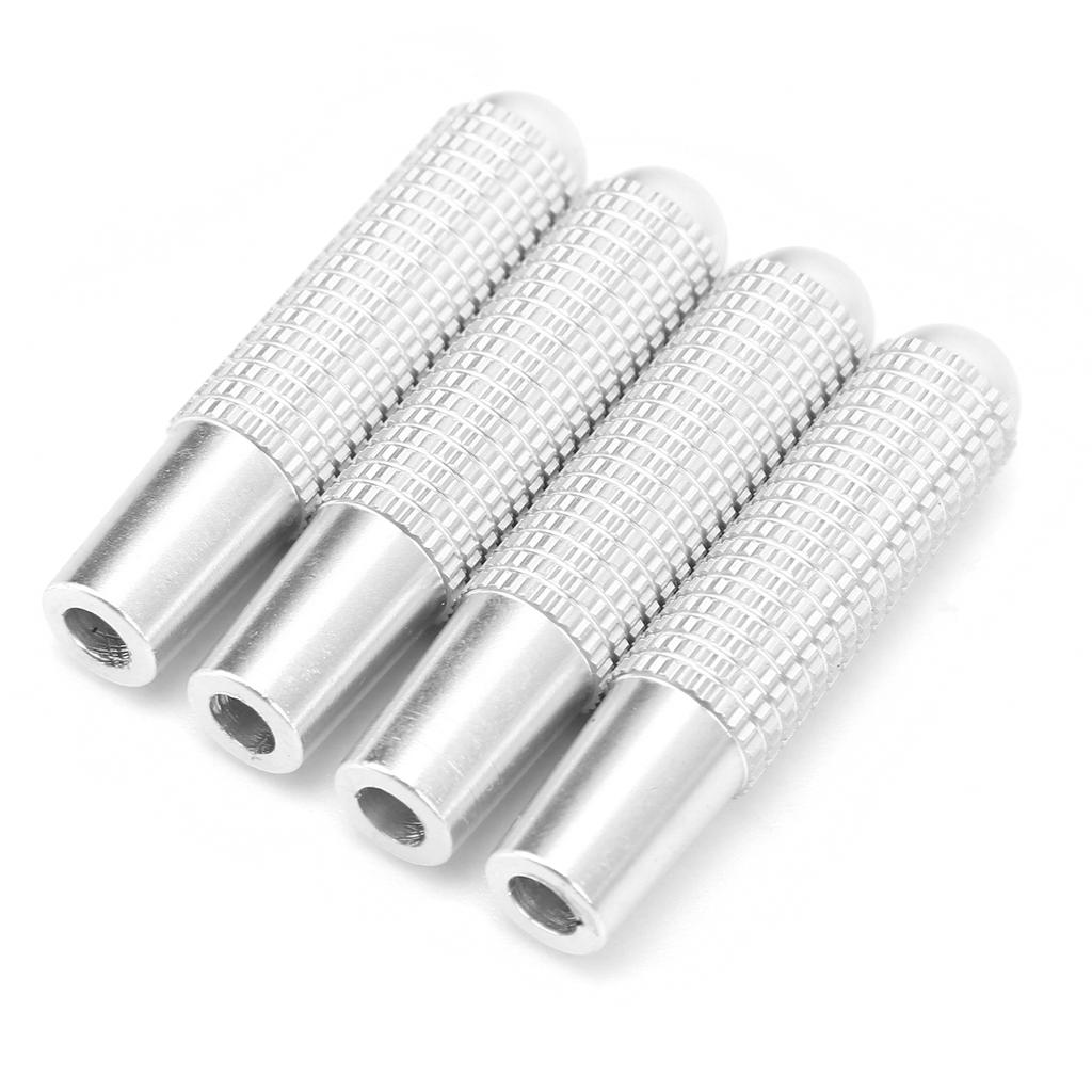 4 ST Bil Dörrlåsstift Aluminiumlegering Silver Ersättning för MercedesBenz Nya C E-klass