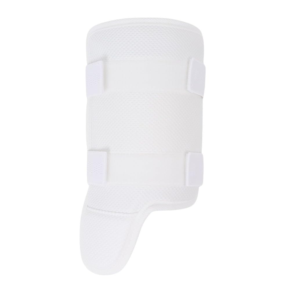 SSK Baseball Foot Guard for High School Baseball White Batter Batters, Compatible, FG001L, (10), Right-Handed