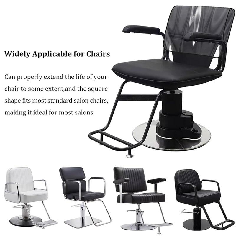 Salon Chair Cover Protectors Clear Square Waterproof Hairdressing Chair Back Covers Fit Standard Salon Chairs and Office Chairs