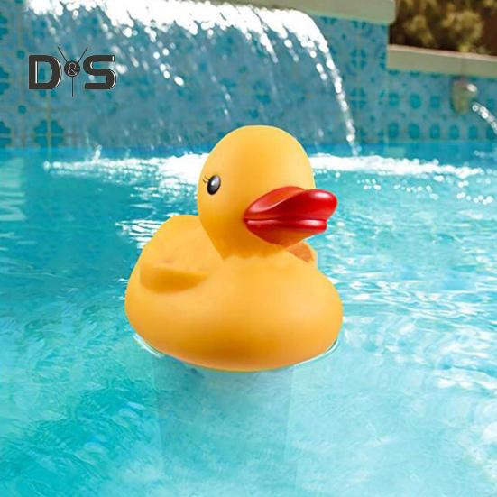Pool-Dosiergerät, schwimmendes Design, automatischer Desinfektionsgerät mit Cartoon-Enten-Dekoration, Tablette, Pool-Desinfektionsmittel, Schwimmer für Pools, Spas