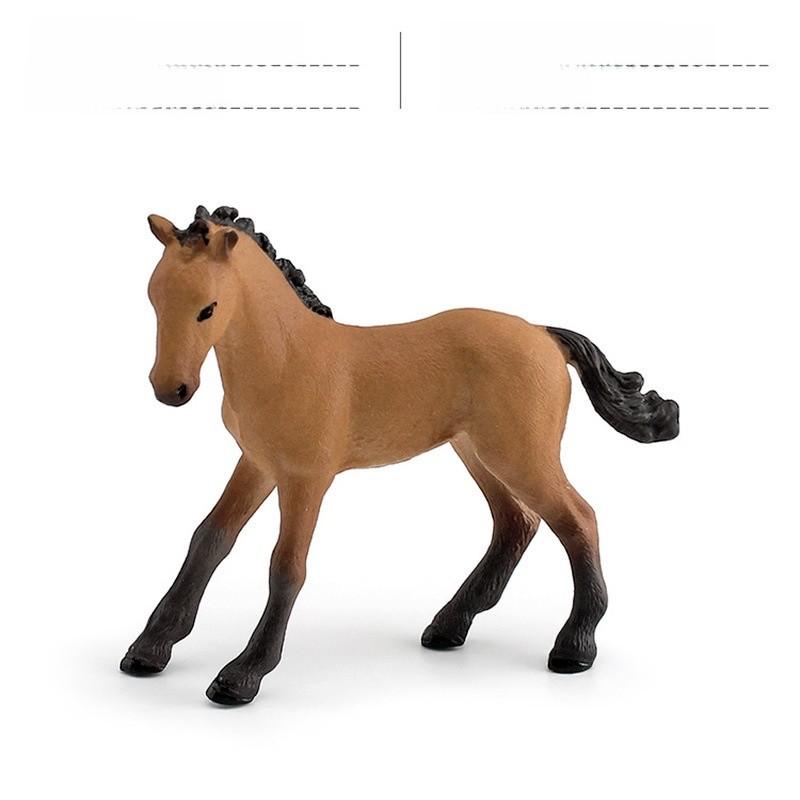 Wild Shire Horse Lipizzaner Pvc Model For Kids Educational Display