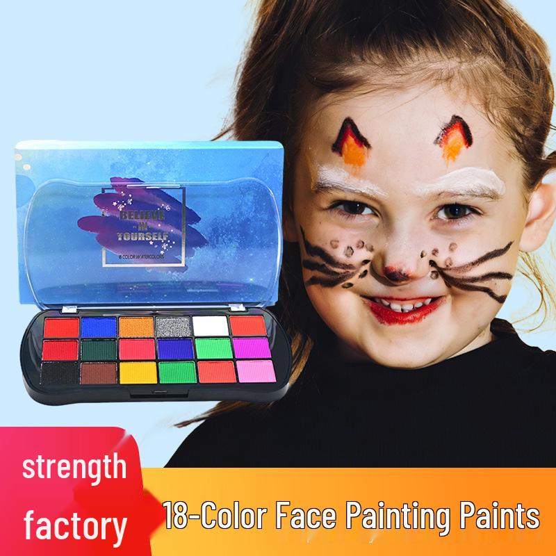 

18-Color Fluorescent Face & Body Paint for Stage Performance - CE Certified