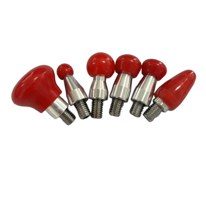 Tap Down OLIVER Combination Car Dent Repair Kit with Rotating Handle and Repair Hook Plastic for Packaging Red/Silver