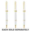 Cross Cross Bailey Light Gloss Fountain Pen (White/Gold)