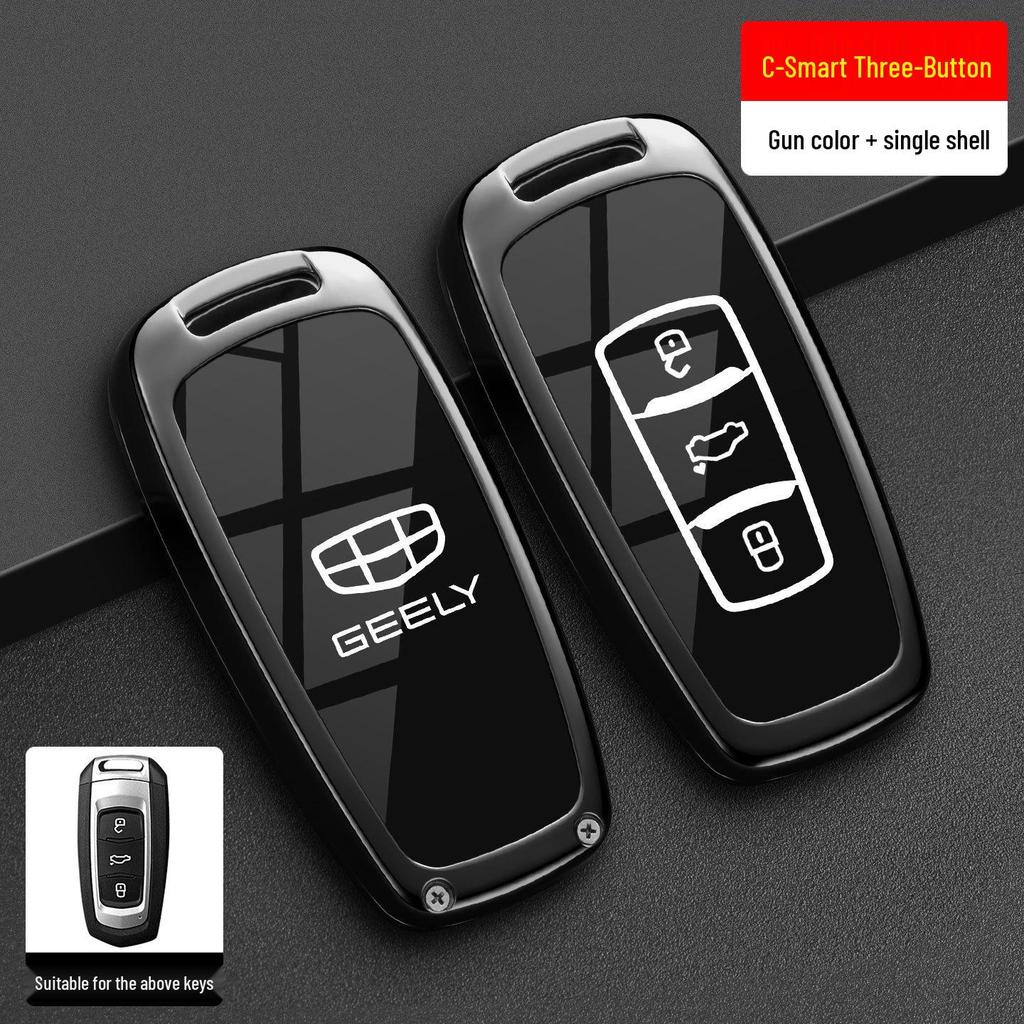 Compatible Silicone Cover for Geely Binyue, Emgrand GS, Xingrui, Xingyue L, Vision X6 Car Keys