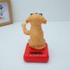 Solar Power Solar-powered Dog Car Ornament Cartoon Dog Car Dashboard Decoration  For Automotive