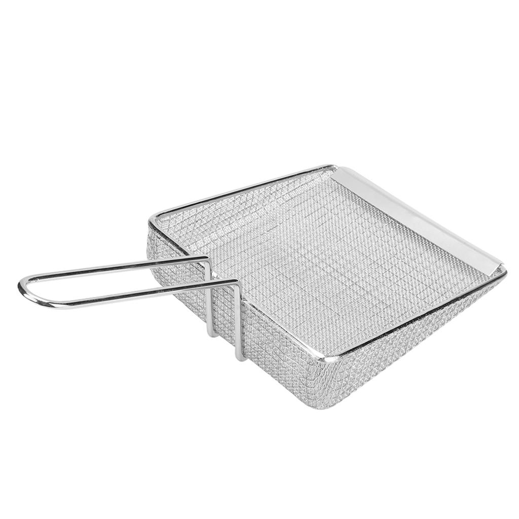 Multifunkční kuchyňská lopatka na vaření a smažení z nerezové oceli, síťovaná lopatka na hranolky