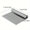Premium Stainless Steel Bench Scraper with Measurement Markings - Durable Dough Cutter & Pastry Chopper, Ideal for Baking Dough Scraper