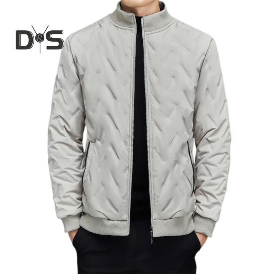 

Мужское зимнее хлопковое пальто с карманами, воротником-стойкой, длинным рукавом, утолщенной бархатной подкладкой, куртка с карманами, ветрозащитная верхняя одежда S хаки