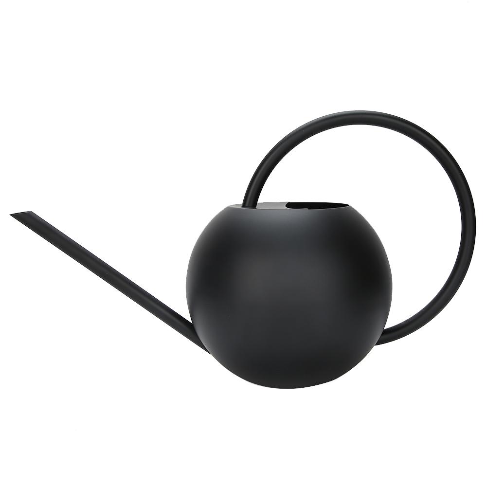 1L Edelstahl Praktische Gießkannen mit langem Ausguss Haushalt Zimmerpflanze Topf Flasche Gießen