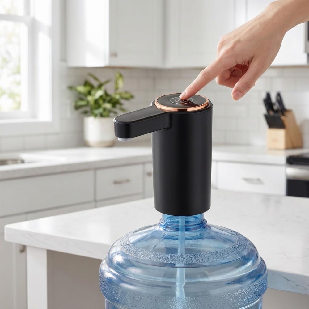 USB Charging Electric Bottled Water Dispenser Type-C Charging Smart Water Bottle Pump  Home Use