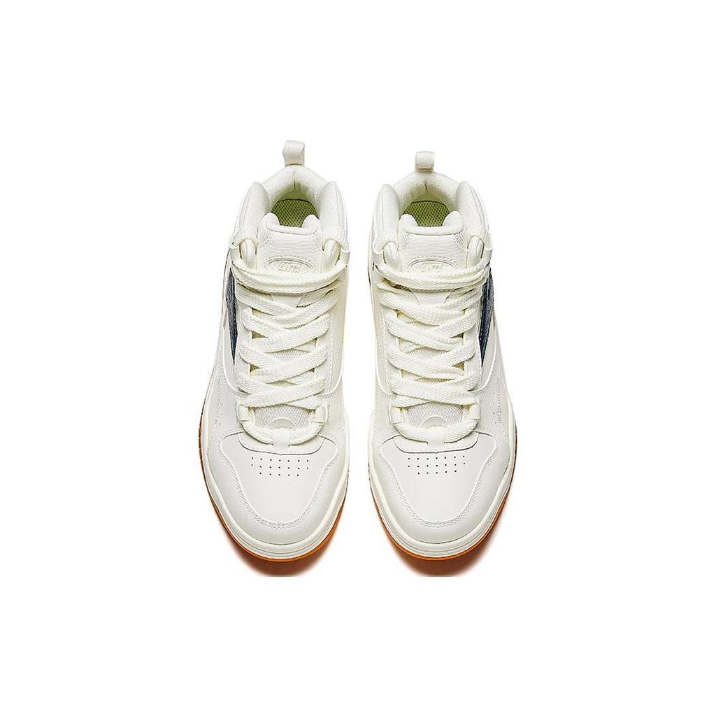Anta Grand Slam Wave Shoe Slip Resistant, Abrasion Resistant, Lightweight Mid top Skateboard Shoes Women's White 922348088-4