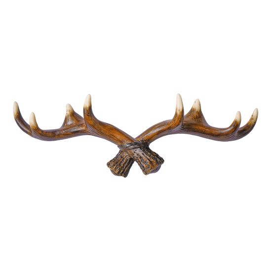 Nordic Vintage Deer Horn Decor Hook Wall Hanging Clothes Hats Hook Strong Load-bearing Easy to Install Multipurpose Hanger Hook