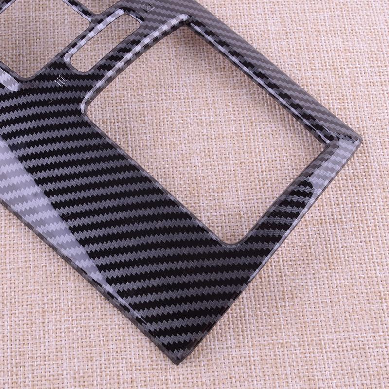 Car Center Console Air Vent Outlet Trim Cover Frame ABS Black Carbon Fiber Style Fit for Subaru WRX STi 2015-2017 2018