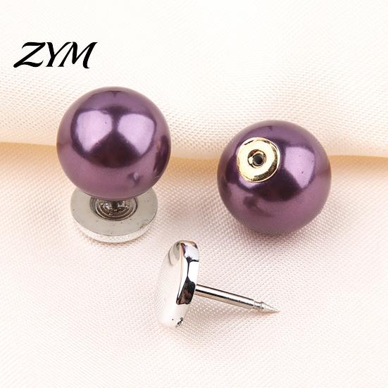 Quick Fix Buttons for Sewing 5Pcs Fake Pearl Clothing, Removable Decorative Brooch Pins, No Clothing Sew Safety Pins Shirt Neckline Embellishment,