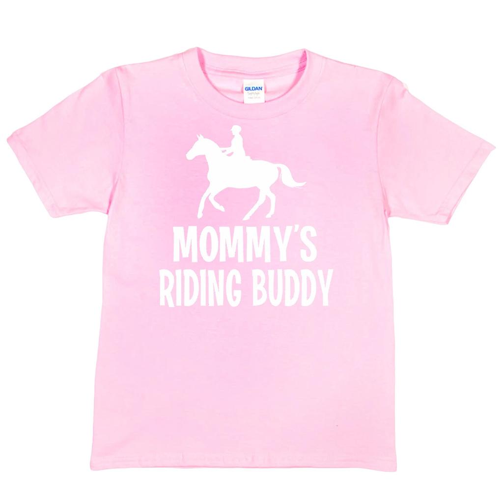 Mama's Reitkumpel Lustiges Mädchen T-Shirt Geburtstag Pony Geschenk für Mädchen