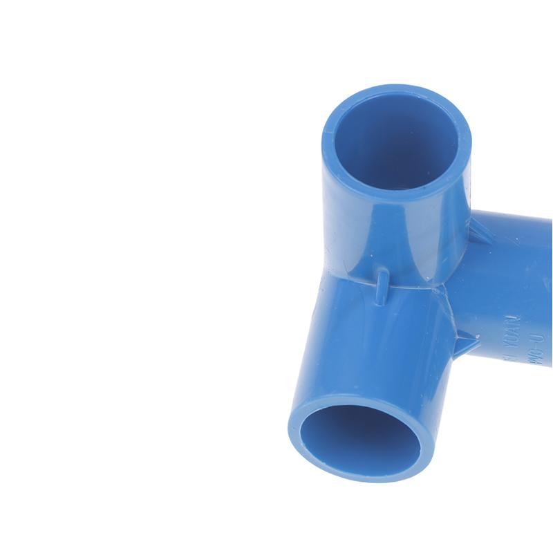 10Pcs Pvc Elbow 3 Way Pipe Fittings Pvc Garden Right Angle Tee Corner Joint Tent Feet Corner Center Connector
