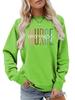European Fashion Printed Long-Sleeve Pullover Sweatshirt: Comfortable, Versatile Autumn Top for Women