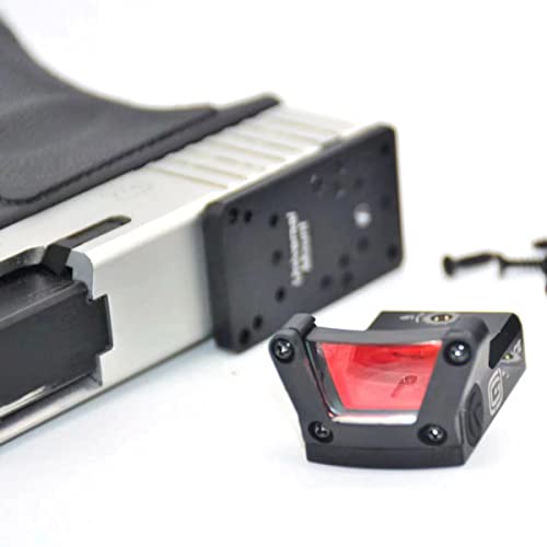 ZZ M1 Type Replica Micro Sight, Open Dot Sight, 20mm Rail, Glock Universal Mount, Black