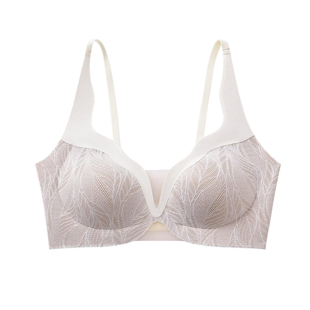 Sexy Wear Assists Lace Underwear Women's Deep V Small Breasts Gather and Show Large Breasts, Anti-sagging U-shaped Beautiful Back Bra