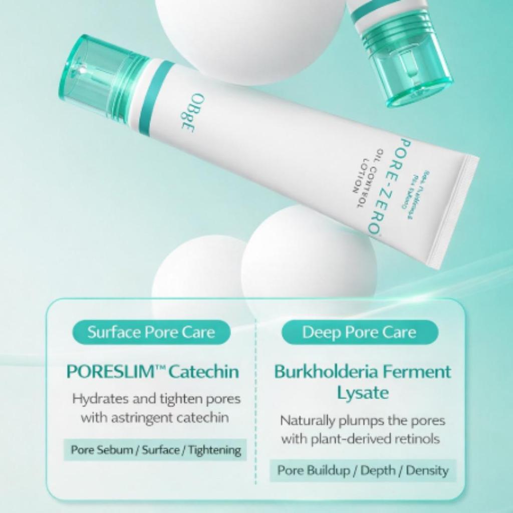 [OBgE] Pore Zero Oil Control Lotion 70ml, Peeling Toner 310ml